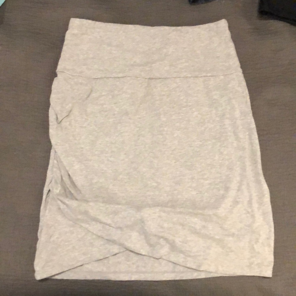 Grey bandage skirt